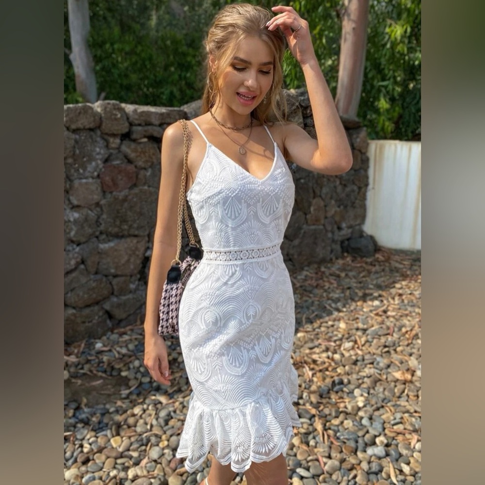 Ruffle Hem Cali Dress